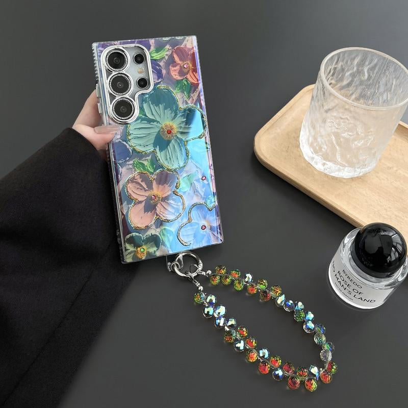 Flowers Fashion Phone Case for S25 Ultra/S24/S23/S22 Plus,For Z Flip 7/6/5/4/3 Z Fold 7/6/5/4/3,For Iphone 16 Pro Max/15/14 Pro plus Phone Case Fall Resistant Phone Case-Hlk15