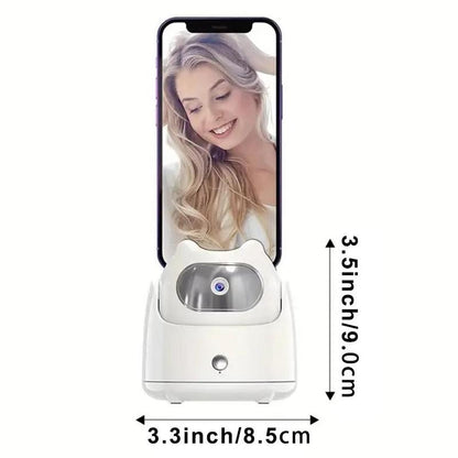 360 Degree Auto Tracking Phone Holder, Portable Smart Selfie Stick Gimbal, Auto Face Tracking Tripod, Phone Video Vlog Live Streaming Tool
