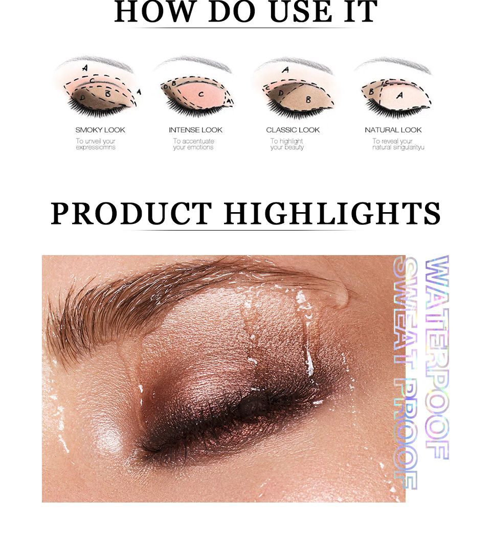 Shimmer Matte Multi-color Combination