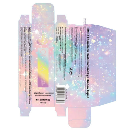 Multicolor Thin and Glittering Highlight Eyeshadow
