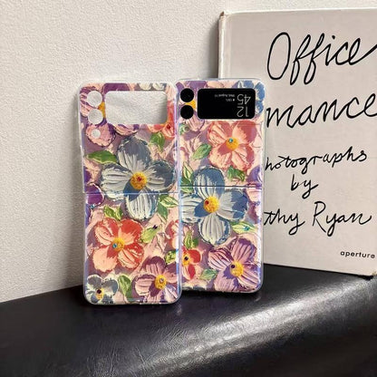 Flowers Fashion Phone Case for S25 Ultra/S24/S23/S22 Plus,For Z Flip 7/6/5/4/3 Z Fold 7/6/5/4/3,For Iphone 16 Pro Max/15/14 Pro plus Phone Case Fall Resistant Phone Case-Hlk15