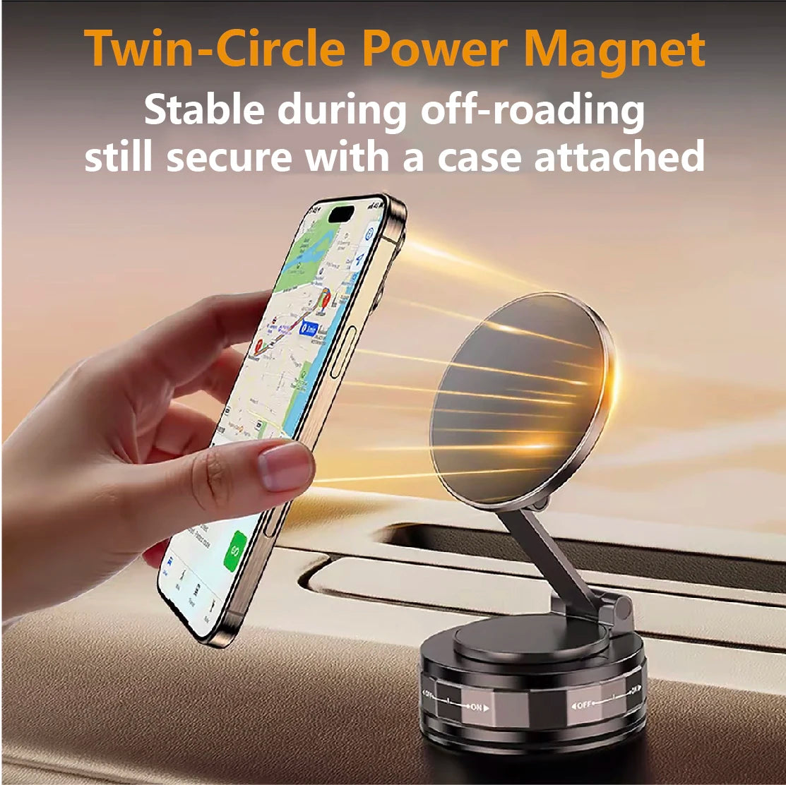360° Rotatable Magnetic Phone Holder That Won'T Fall Off, Bumpy Road Proof Car Mount, Universal Magnetic for Multiple Scenarios