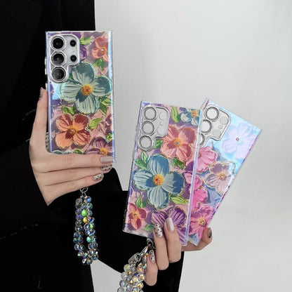 Flowers Fashion Phone Case for S25 Ultra/S24/S23/S22 Plus,For Z Flip 7/6/5/4/3 Z Fold 7/6/5/4/3,For Iphone 16 Pro Max/15/14 Pro plus Phone Case Fall Resistant Phone Case-Hlk15
